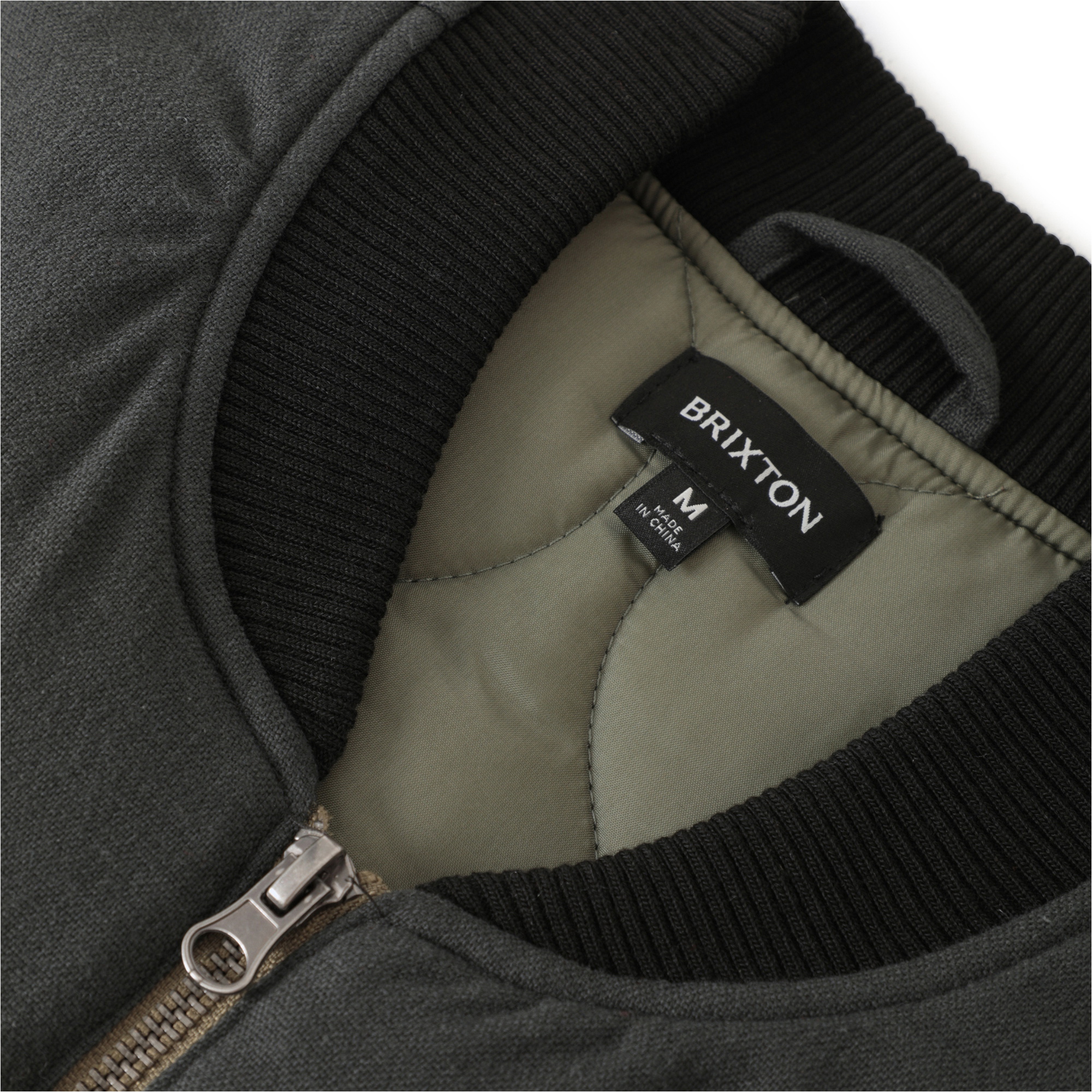 2026 Brixton Mens Builders Abraham Reversible Vest 03412 - Black / Olive Surplus